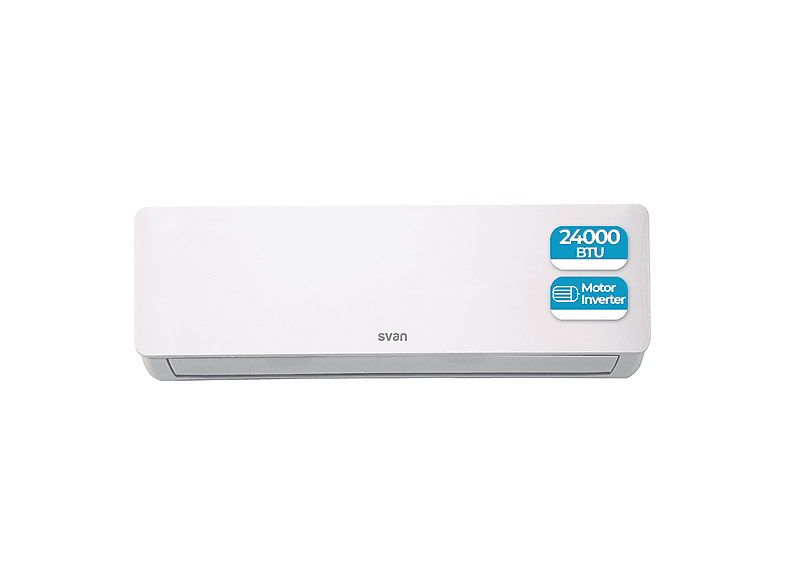 Aire acondicionado Split 1x1 - Svan SAAS2401W, Blanco