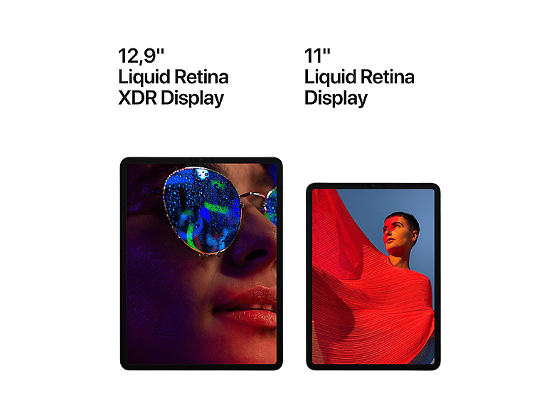 Tablet - Apple iPad Pro, 2 TB, Gris, 12,9 ", 16 GB RAM, Apple M, M1, Tablet iPadOS — foto 6