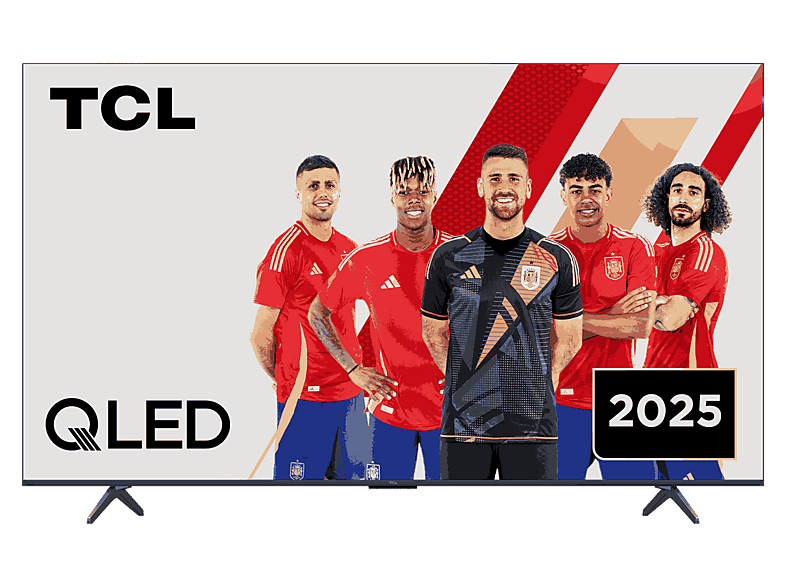 TV QLED 75" - TCL 75P8K, UHD 4K, AiPQ Pro, Smart TV, 144 Hz, Google TV, Titanio