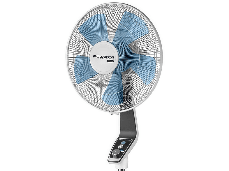 Ventilador de pie - Rowenta VU5640 TURBO SILENCE EXTREME (VENT. DE PIE), 70 W, 4 velocidades, Blanco / Negro