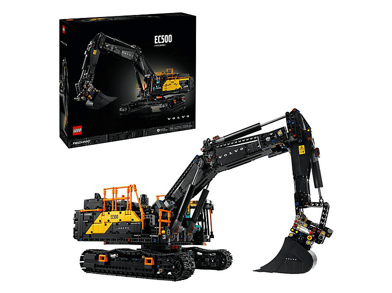 Juego de construcción - LEGO Technic Excavadora Volvo EC500 Hybrid - Kit de Maquetas para Adultos 42215, edad recomendada: 18 año(s), 2359 piezas