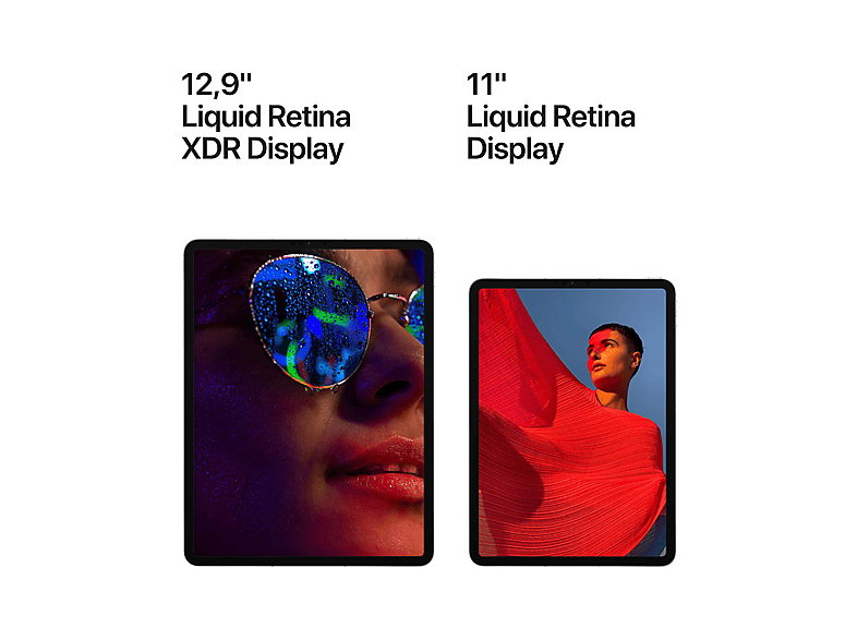 Tablet - Apple iPad Pro, 128 GB, Gris, 12,9 ", 8 GB RAM, Apple M, M1, Tablet iPadOS — foto 7