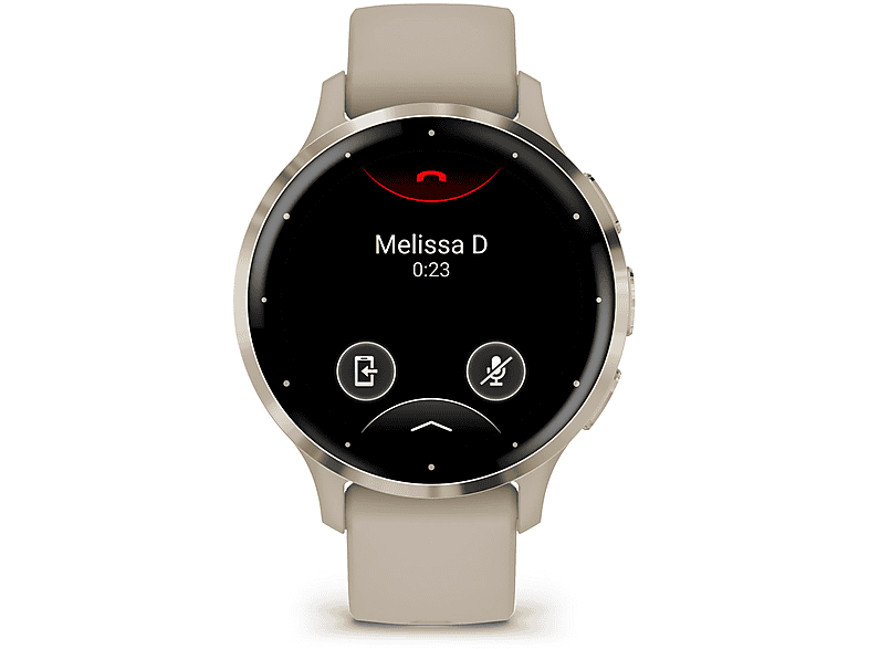 Smartwatch - Garmin VENU 3S, FRENCH GRAY AND SOFT GOLD, WW, 18 mm