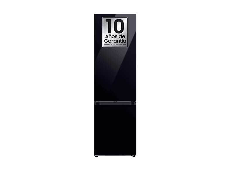 Frigorífico combi - Samsung BESPOKE Smart RB38C7B6A22/EF, No Frost, 203 cm, 387l, Twin Cooling Plus™, Metal Cooling, WiFi, Negro