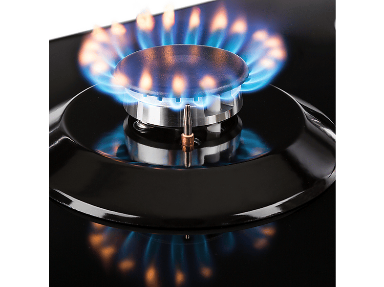 Placa de gas - Klarstein Ignito 5, 5 zonas, 75 cm, Negro — foto 4