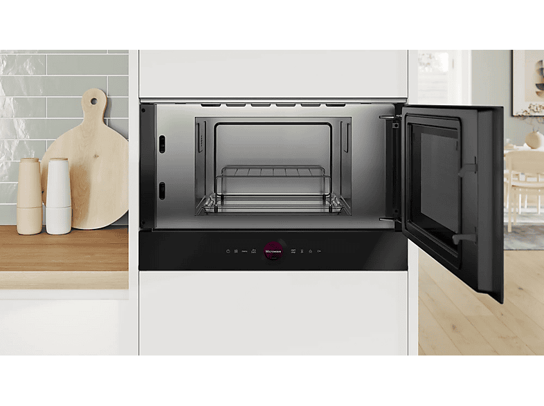 Microondas integrable - Bosch BER7321B1, 900 W, 5 potencia, 21 l — foto 4