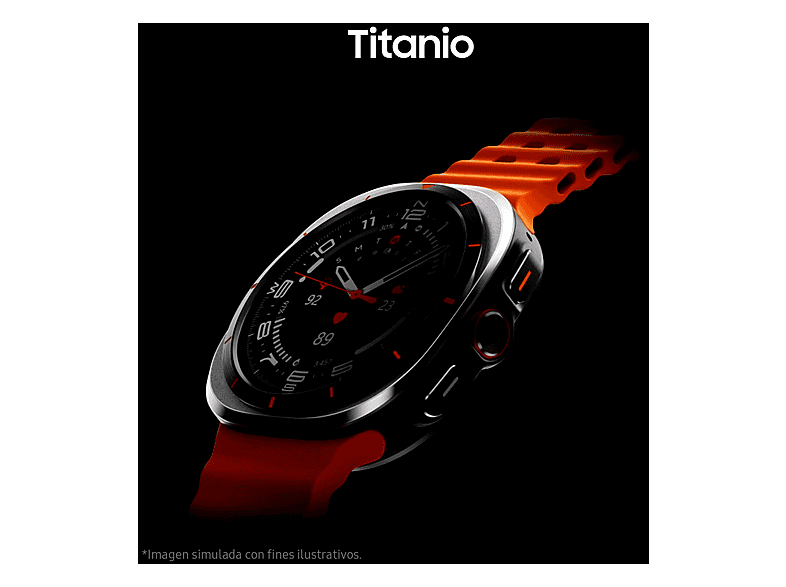 Smartwatch - Samsung SM-L705FDAAPHE, 47 mm, Orange — foto 3