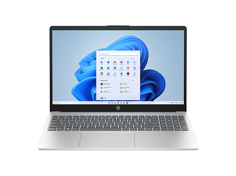Portátil - HP 15-fd0344ns, 15,6 " Full-HD, Intel Core i5-1334U, 8 GB RAM, 512 GB SSD, Iris® Xᵉ, Windows 11 Home, Azul lunar