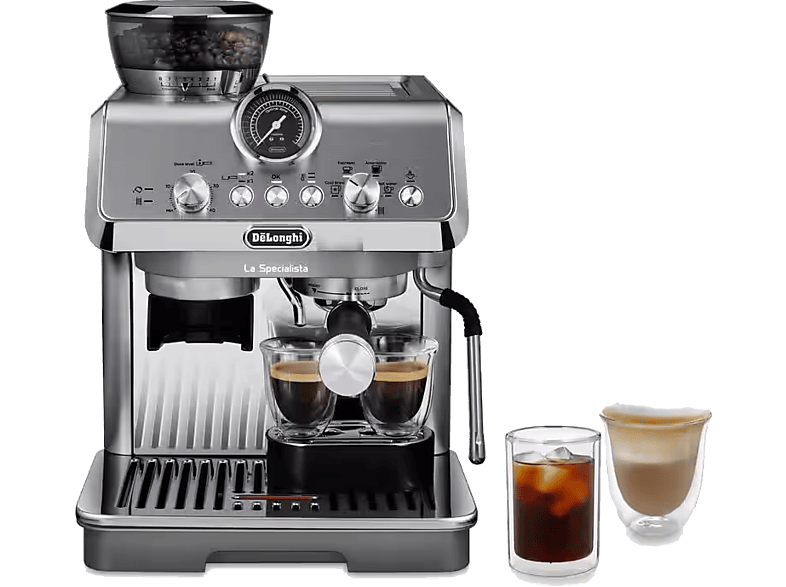 Cafetera express - De Longhi, De'Longhi La Specialista Arte Evo EC9255.M, 1550 W, 15 bar, 1.7 l, Molinillo incorporado, Cold brew, Sensor Griding