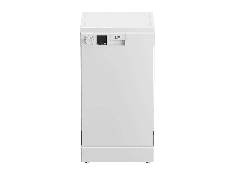 Lavavajillas libre instalación 45 cm - Beko DVS05024W, 10 servicios, 5 programas, 45 cm