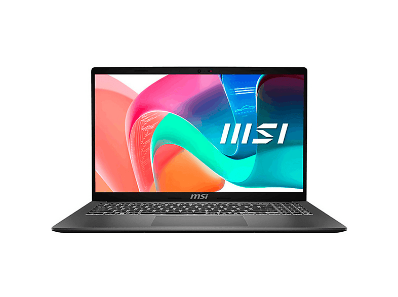 Portátil - MSI Modern 15 F1MG-610ES, 15,6 " Full-HD, Intel Core 7 150U, 10 nucleos hasta 5,4 GHz, 32 GB RAM, 1 TB SSD, Onboard Graphics, Classic Black