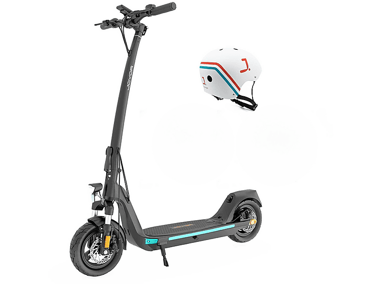 Patinete eléctrico - Joyor C10 DGT con homologación para circular por carretera (DGT) + Casco, Carga máx. 120 kg, 10,4 mAh, Negro