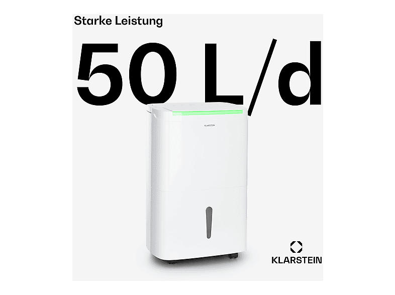 Deshumidificador - Klarstein DryFy Connect, 7 l, 55 m², Blanco — foto 3