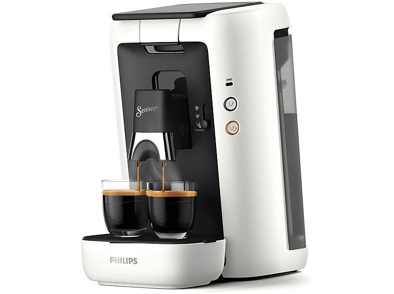 Cafetera de cápsulas - Philips CSA260/10, 1 bar, 1450 W, Blanco