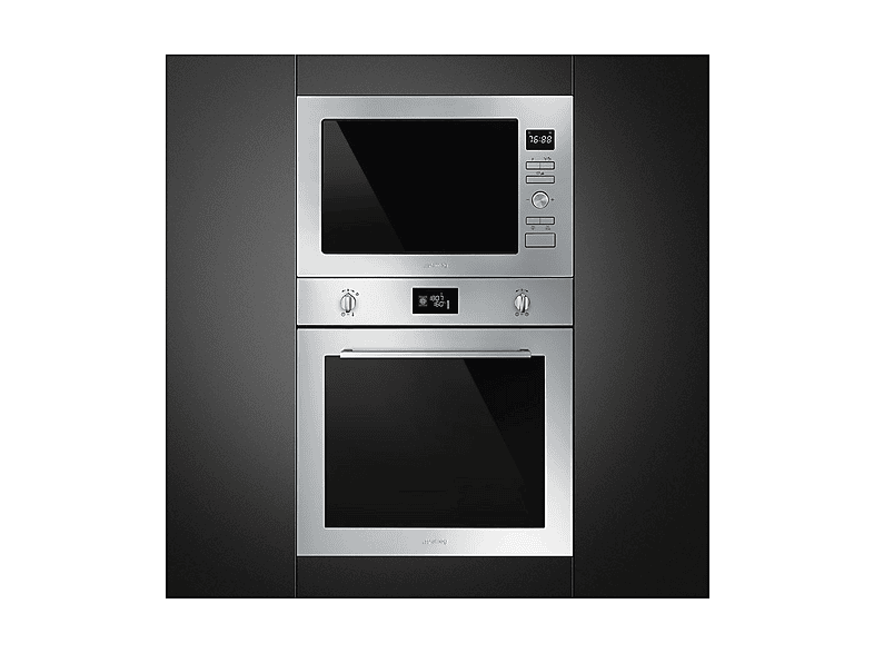 Microondas integrable - Smeg FMI425X, 900 W, 25 l, Acero — foto 3