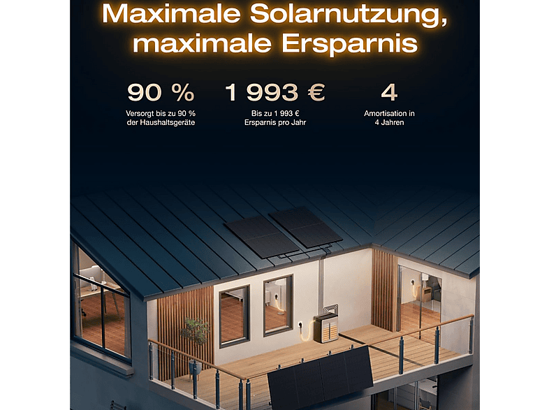 Kit solar - Ecoflow STREAM Ultra X, 3,84 kWh, Smart Meter gratis, 2300 W — foto 5