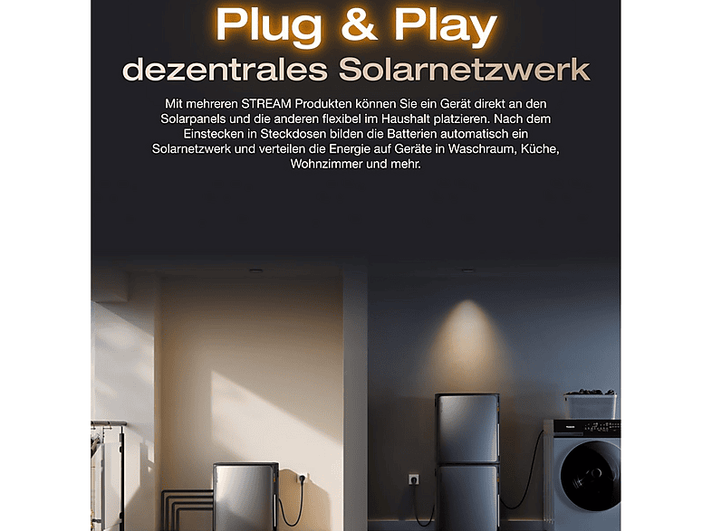 Kit solar - Ecoflow STREAM Ultra X, 3,84 kWh, Smart Meter gratis, 2300 W — foto 6