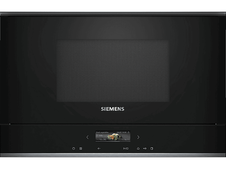 Microondas integrable - Siemens BF722R1B1, 900 W, 5 potencia, 21 l — foto 1