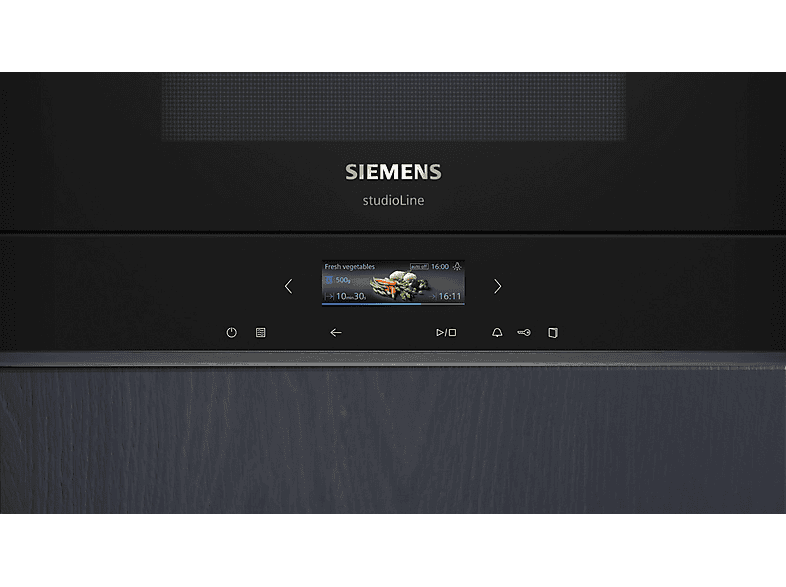 Microondas integrable - Siemens BF722R1B1, 900 W, 5 potencia, 21 l — foto 2