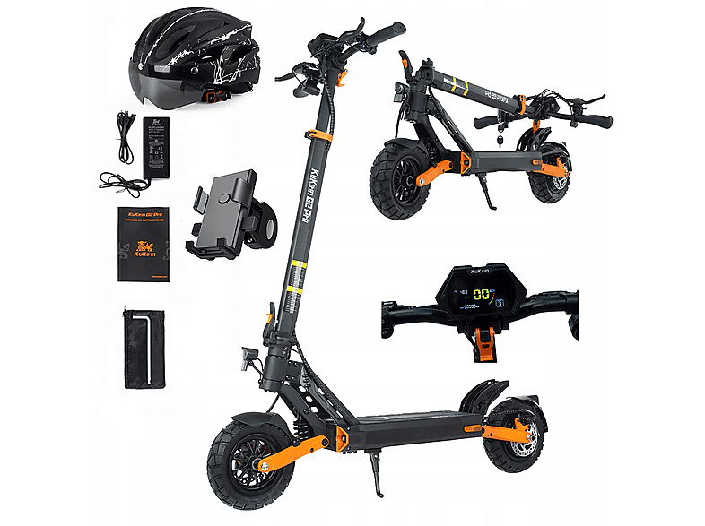 Patinete eléctrico - Kukirin G2 Pro VMP, Pot. máx. 500 W, Carga máx. 120 kg, negro (ref. 168226365)