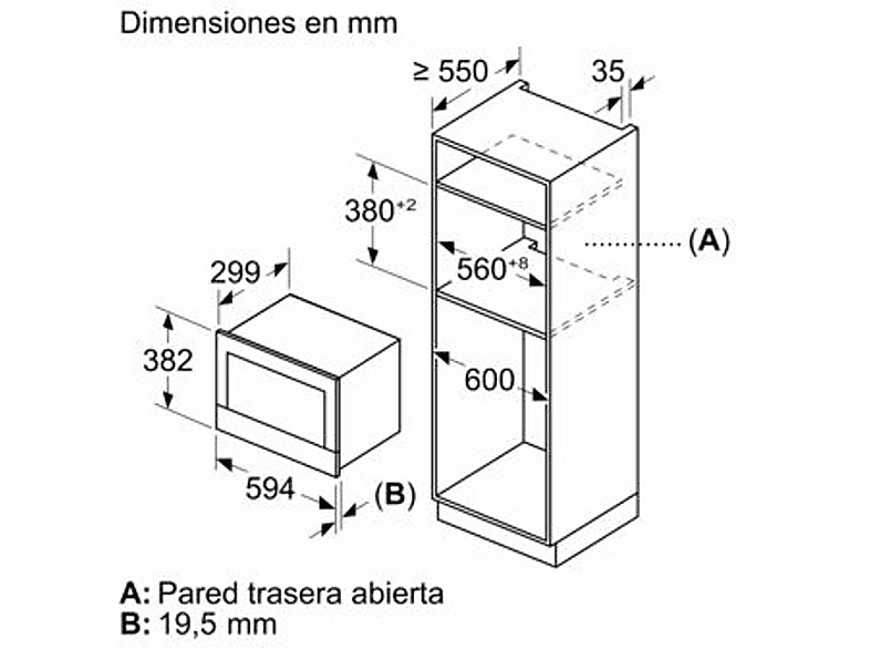 Microondas - Siemens BE732R1B1, 2,050 W, 5 potencia, 21 l — foto 6