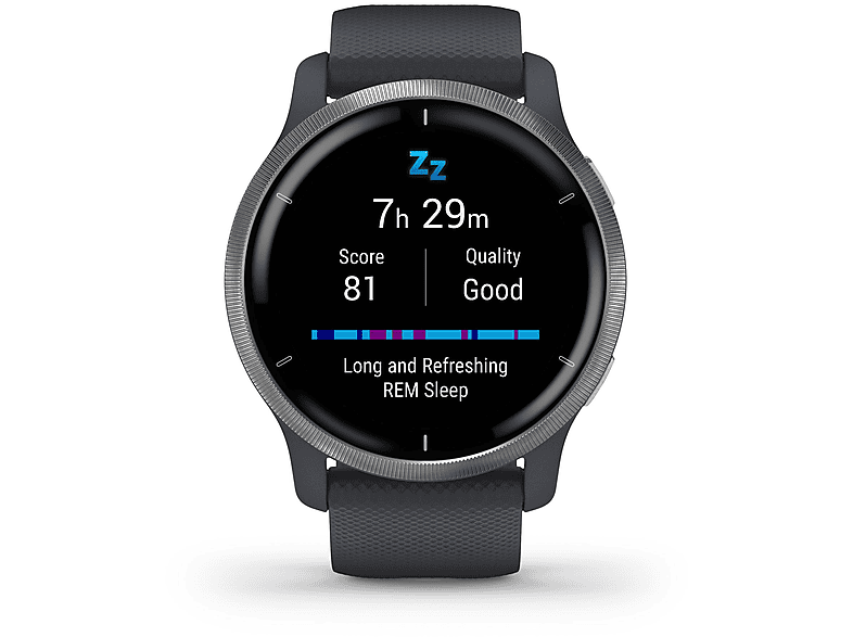 Smartwatch - Garmin VENU 2 SILVER, Azul, 135-200 mm, 1,3 "