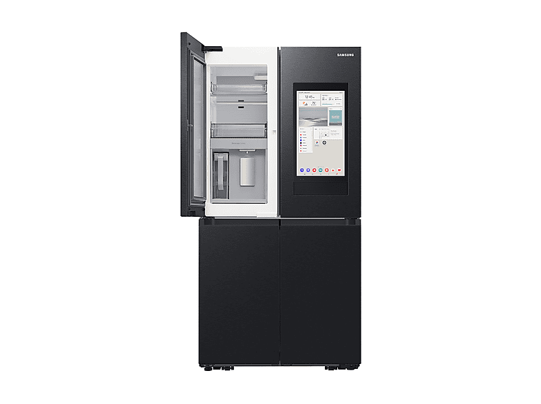 Frigorífico americano - Samsung RF65DG9H0EB1EF, Family Hub 4 puertas, Triple Cooling, 183 cm, 636 l, No Frost, Wifi, Negro — foto 3