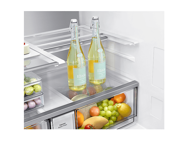 Frigorífico americano - Samsung RF65DG9H0EB1EF, Family Hub 4 puertas, Triple Cooling, 183 cm, 636 l, No Frost, Wifi, Negro — foto 14