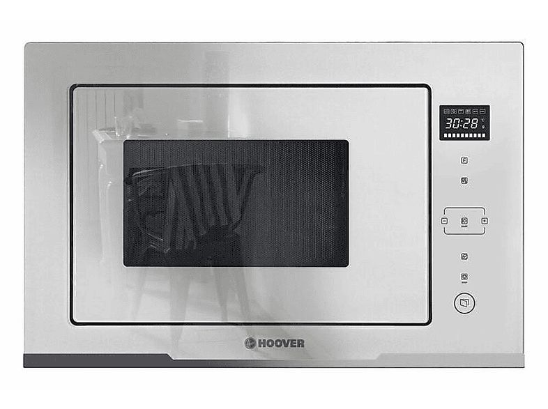 Microondas - Hoover HMGV28GDFW, 1450 W, 8 potencia, 28 l, Blanco