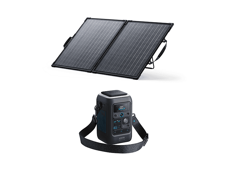 Estación de energía - Anker SOLIX KIT C300X DC+PS100 Bifacial