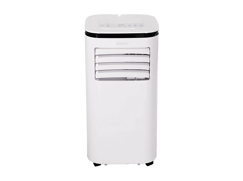 Aire acondicionado portátil - Koenic KAC 9026 W ES Mobile Air conditioner, Temporizador 24 h, Modo Noche, Kit de ventana, Blanco