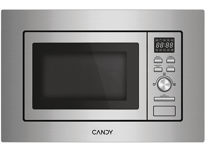 Microondas integrable - Candy CA20FMW7NG, 8 potencia, 20 l, Acero — foto 1