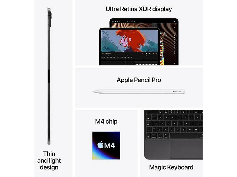 Tablet - Apple iPad Pro, 256 GB, 11 " UFHD, 8 GB RAM, Processor, Tablet iPadOS — foto 5