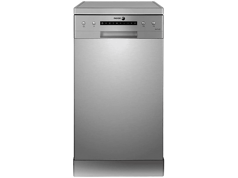Lavavajillas libre instalación 45 cm - Fagor 4LVF-421X, 10 servicios, 6 programas, 44,8 cm, Inox