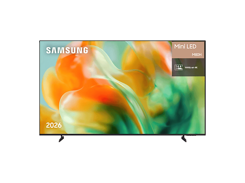TV Mini LED 65" - Samsung TU65M80HAUXXC, UHD 4K, NQ4 AI Gen2 Processor, Smart TV, Full AI, Negro