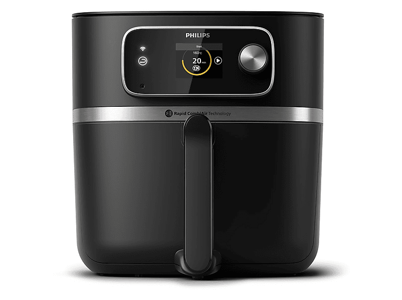 Freidora de aire - Philips HD9880/90, 2200 W, 0 l, Inox
