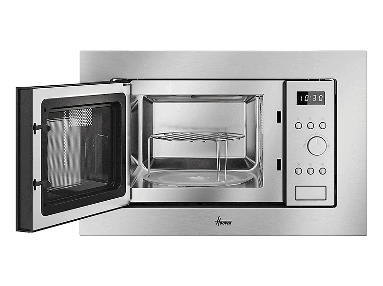 Microondas integrable - Hoover HO20FMW7X, 8 potencia, 20 l, Plata — foto 4