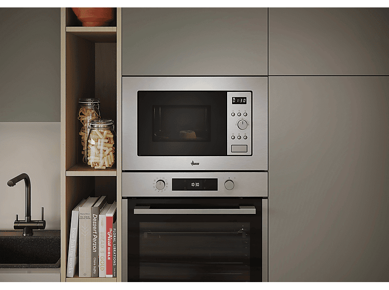 Microondas integrable - Hoover HO20FMW7X, 8 potencia, 20 l, Plata — foto 7