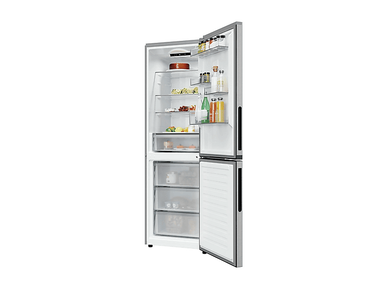Frigorífico combi integrable - Candy CNCQ2T618CX, No Frost, Dinámico (con ventilador), Altura 185 cm, Capacidad 355 l, Acero inoxidable — foto 3