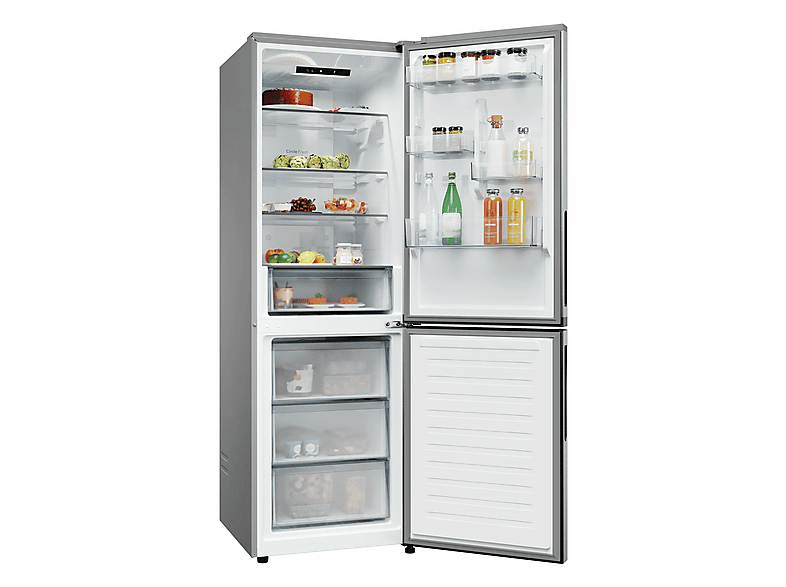Frigorífico combi integrable - Candy CNCQ2T618CX, No Frost, Dinámico (con ventilador), Altura 185 cm, Capacidad 355 l, Acero inoxidable — foto 6