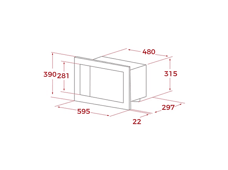 Microondas - Teka 112080002 MB 6200 BI INOX, 1 kW, 5 potencia, 1 l — foto 8