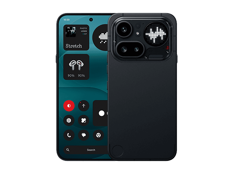 Móvil - Nothing Phone 4a Pro, Negro, 128GB, 8GB, 6.83" AMOLED, Qualcomm Snapdragon 7 Gen 4, 5080 mAh