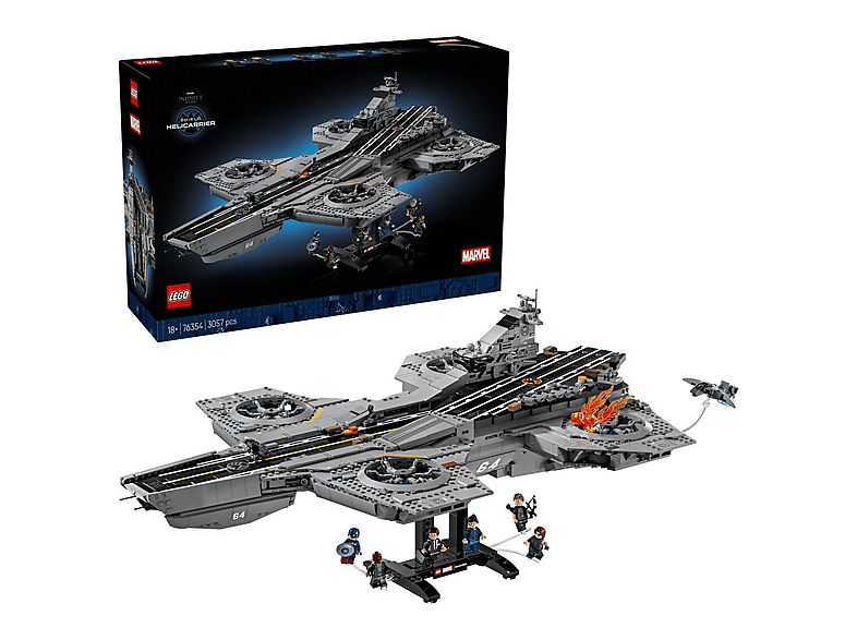 Juego de construcción - LEGO LEGO® 76354 Marvel Helitransporte de S.H.I.E.L.D. - Kit de Construcción, edad recomendada: 18 año(s), 3057 piezas