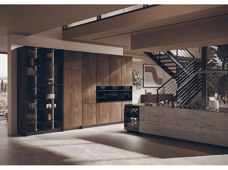 Microondas integrable - Haier Series 6 HWO45NB6T0B1, 5 potencia, Negro — foto 6