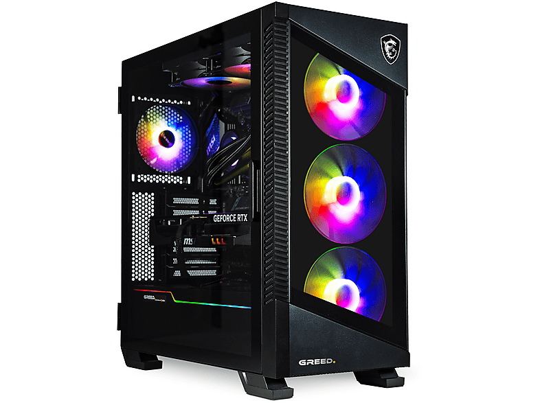 PC Gaming - Greed MK5 INTEL Pro, Intel Core i9 12900KF, 32 GB RAM, 2 TB SSD, GeForce RTX™ 5080, Windows 11 Pro, Negro