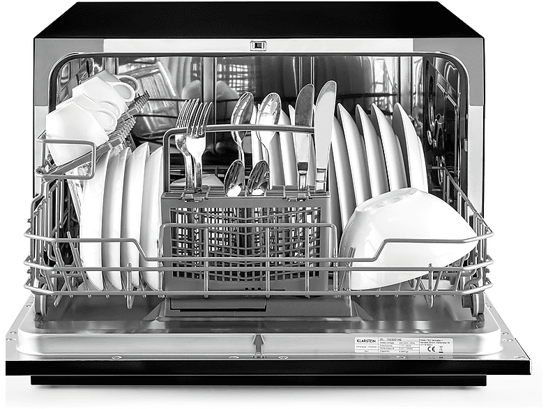 Lavavajillas compacto - Klarstein Havasia UV 6, 6 programas, 55 cm, Negro — foto 1
