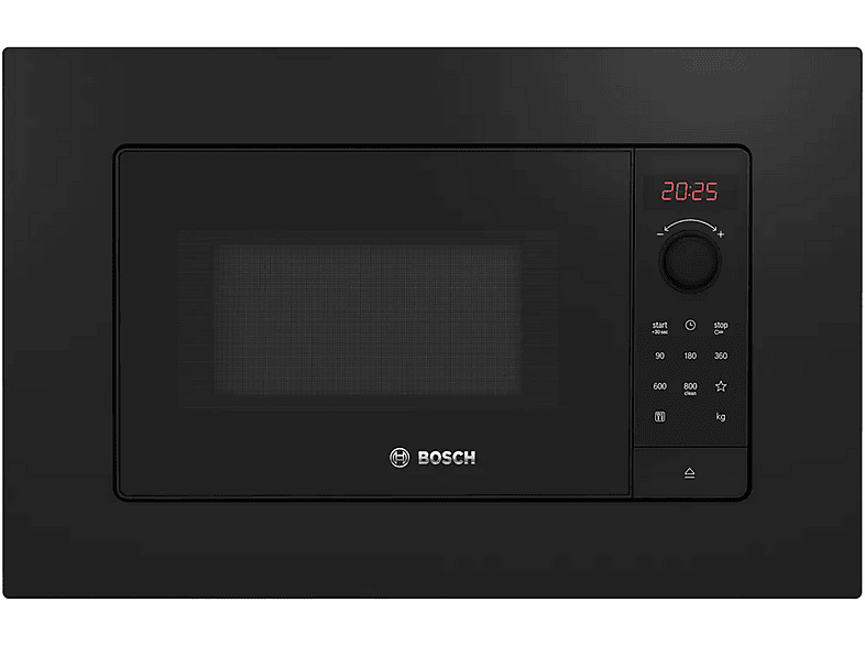 Microondas integrable - Bosch BFL623MB4, 800 W, 5 potencia, 20 l, Negro — foto 1