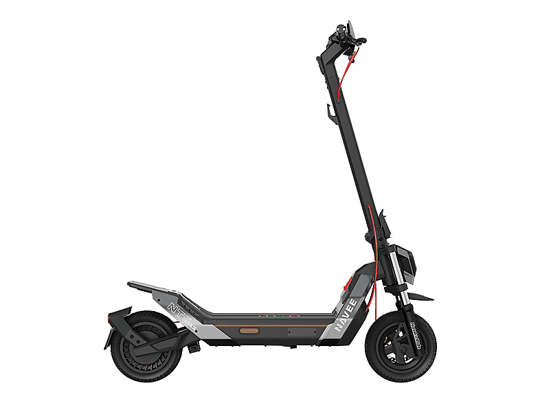Patinete eléctrico - Navee NT5 Max, Tipo 2 / VPM, Potencia Nominal 700 W, Hasta 150 kg, Autonomía 85 km, 25 km/h, Negro/Plateado — foto 3