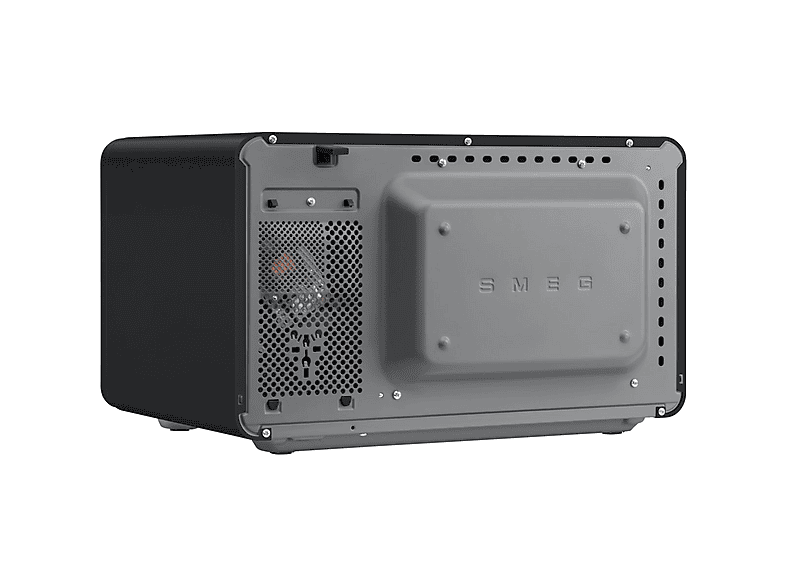 Microondas con grill - Smeg MOC01BLMEU, 1450 W, 29 l, Negro mate — foto 4