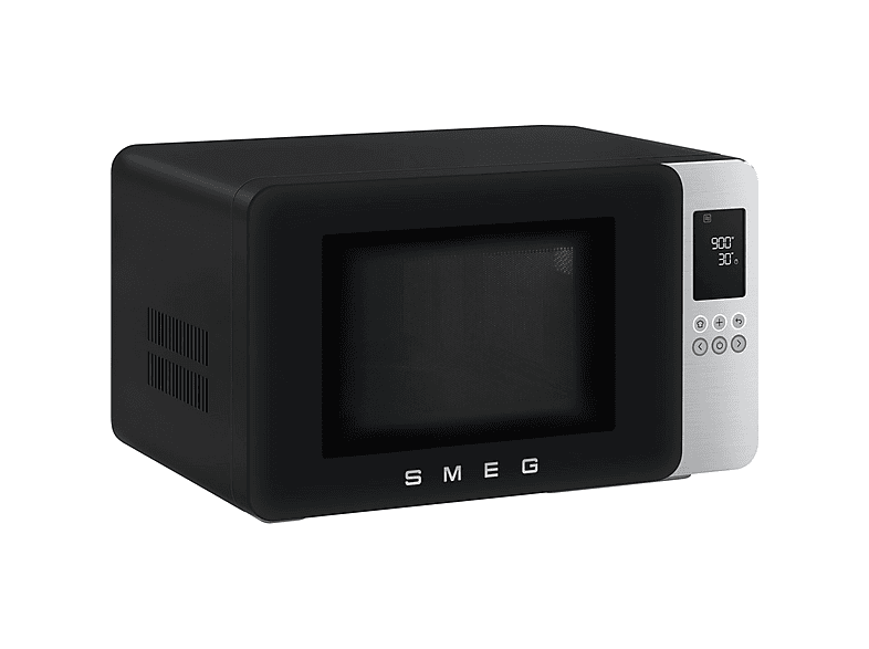 Microondas con grill - Smeg MOC01BLMEU, 1450 W, 29 l, Negro mate — foto 5